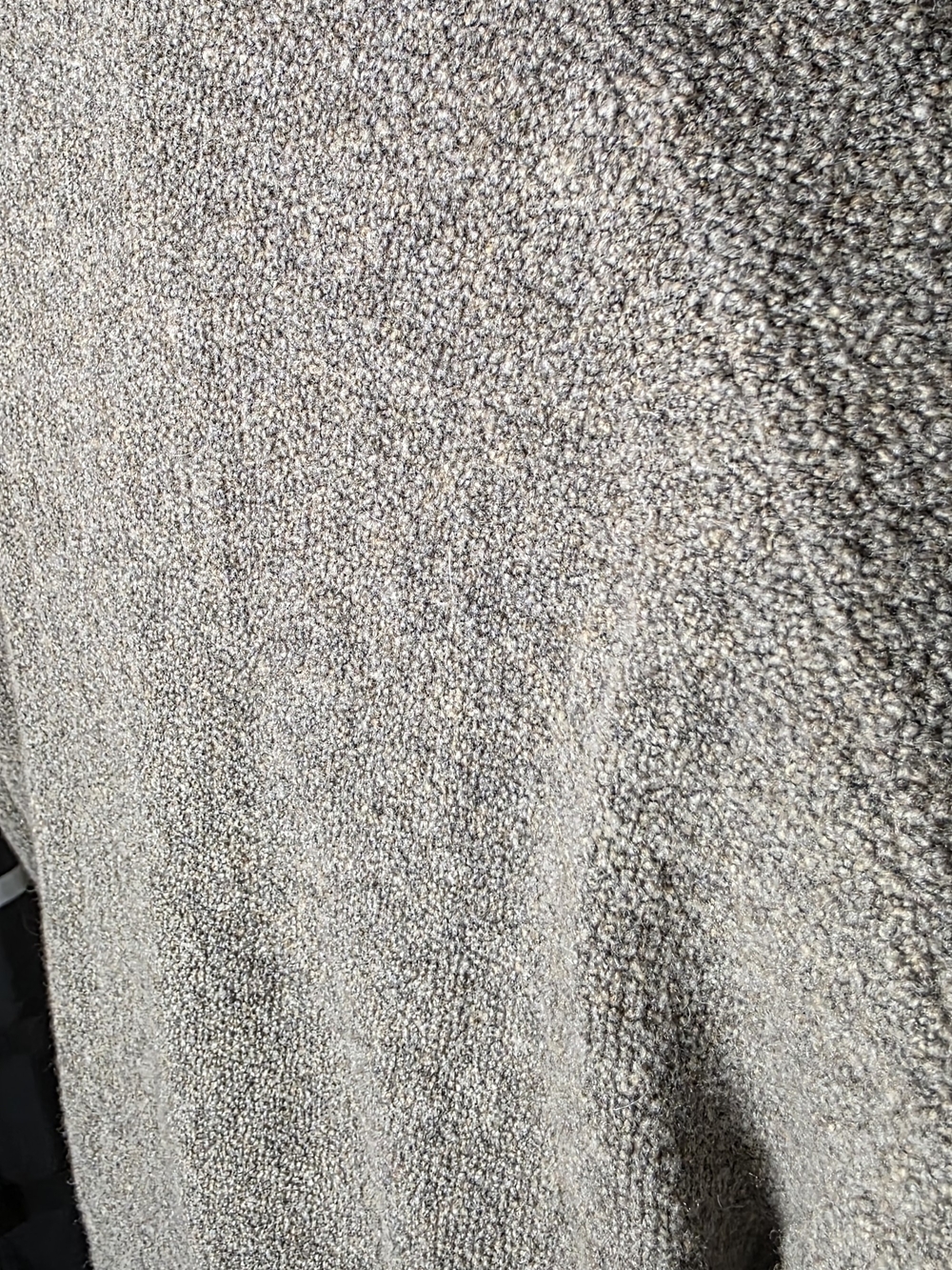 Evam Eva Wool Boucle Long Open Cardigan Coat Gray Size 1 Made in Japan - Picture 4 of 9